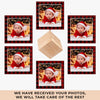 Custom Photo Here Comes The Sunshine Of Our Family - Family Personalized Custom Wooden Cube Ornament - Christmas Gift For Baby Kids, Newborn Baby