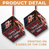 Custom Photo The Beginning Of Many Magical Moments - Family Personalized Custom Wooden Cube Ornament - Christmas Gift For Baby Kids, Newborn Baby