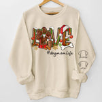 Custom Name Christmas Dog Mom Gifts - Personalized Sweater