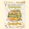 Sweater Weather Is Better Together - Family Personalized Custom Blanket - Gift For Mom, Grandma
