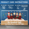 At Christmas, All Roads Lead Home - Family Personalized Custom Acrylic Letters 3D LED Night Light - Christmas Gift For Family Members