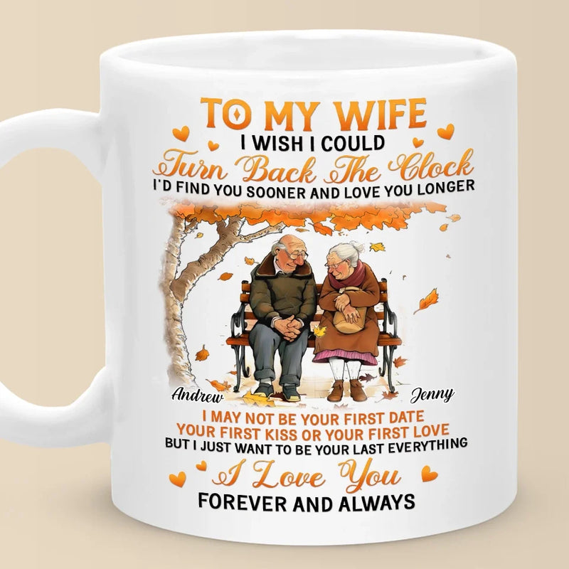 We Have A Forever Type Of Love - Couple Personalized Custom Mug - Autumn Fall Gift For Husband Wife, Anniversary