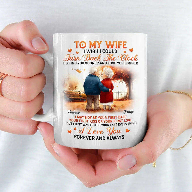 My Favorite Love Story Is Ours - Couple Personalized Custom Mug - Autumn Fall Gift For Husband Wife, Anniversary