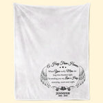 Custom Memorial Hug From Heaven Gifts - Personalized Blanket