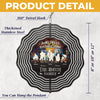 Home Sweet Haunted Home - Family Personalized Custom Wind Spinner - Halloween Gift For Family Members