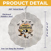 A Candy A Day Keeps The Monsters Away - Family Personalized Custom Wind Spinner - Halloween Gift For Mom, Grandma