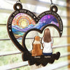Much Loved Never Forgotten - Memorial Personalized Window Hanging Suncatcher - Sympathy Gift For Pet Owners, Pet Lovers