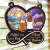Everyone Is Taught That Angels Have Wings - Memorial Personalized Window Hanging Suncatcher - Sympathy Gift For Pet Owners, Pet Lovers