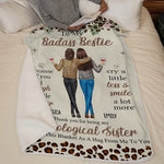 Custom Name Bestie Gifts for Women - Personalized Blanket