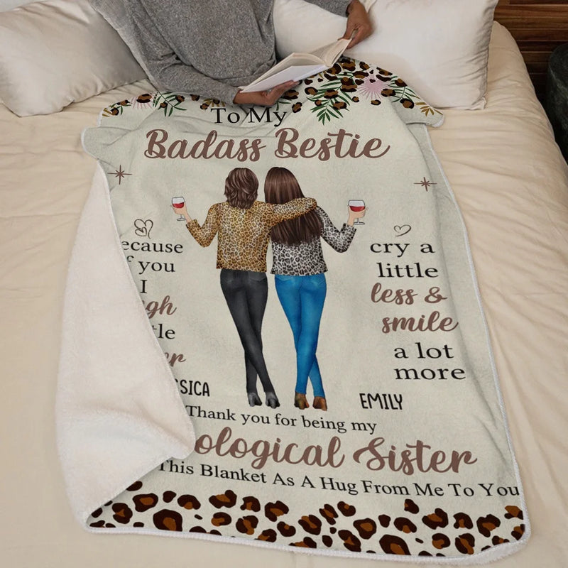 Custom Name Bestie Gifts for Women - Personalized Blanket