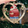 God Blessed The Broken Road, That Led Me Straight To You - Couple Personalized Custom Ornament - Wood Custom Shaped - Christmas Gift For Husband Wife, Anniversary