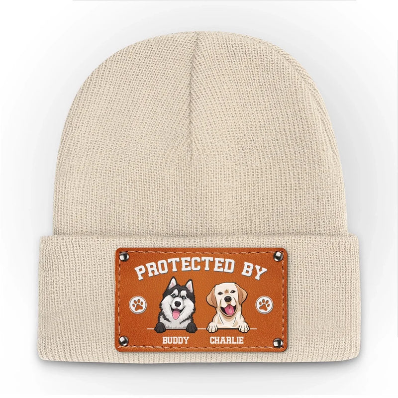 Happinеss Is A Warm Puppy - Dog & Cat Personalized Custom Baby Beanie Hat - Gift For Pet Owners, Pet Lovers