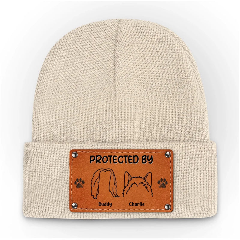 Time Spent With Dogs Is Never Wasted - Dog & Cat Personalized Custom Baby Beanie Hat - Gift For Pet Owners, Pet Lovers