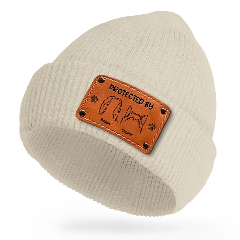 Time Spent With Dogs Is Never Wasted - Dog & Cat Personalized Custom Baby Beanie Hat - Gift For Pet Owners, Pet Lovers