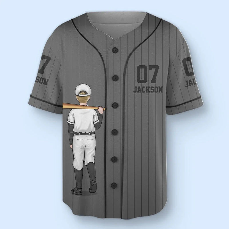Keep Your Eye On The Ball - Personalized Custom Baseball Jersey - Gift For Sport Lovers, Sport Players