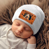 Custom Photo Enjoy Small Things, Cherish Moments - Dog & Cat Personalized Custom Baby Beanie Hat - Gift For Pet Owners, Pet Lovers