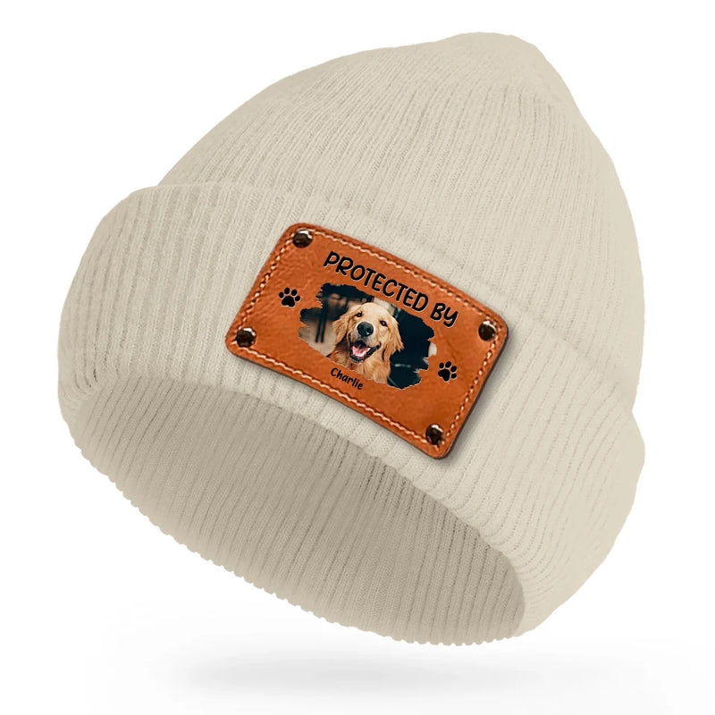 Custom Photo Enjoy Small Things, Cherish Moments - Dog & Cat Personalized Custom Baby Beanie Hat - Gift For Pet Owners, Pet Lovers