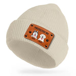 Custom Name Protected By Dogs Gifts for Dog Lovers - Personalized Beanie Hat