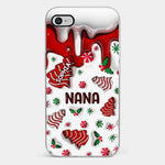 Custom Name Christmas Gifts for Nana - Personalized Phone Case