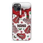 Custom Name Christmas Gifts for Nana - Personalized Phone Case