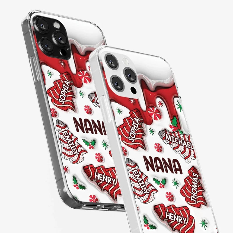 Custom Name Christmas Gifts for Nana - Personalized Phone Case