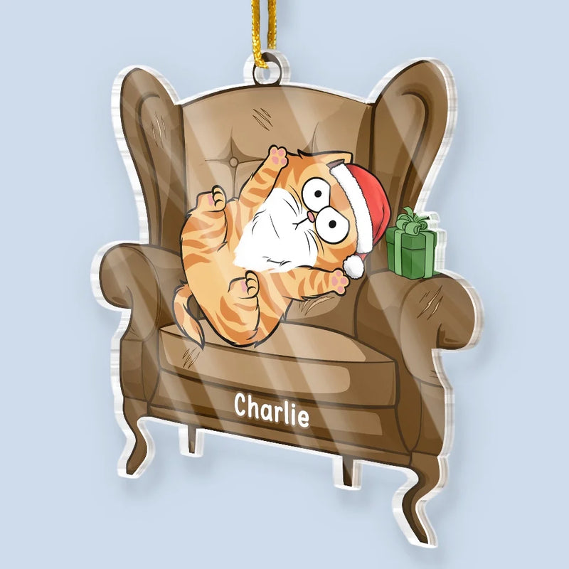 Whisker Wonderland - Cat Personalized Custom Ornament - Acrylic Custom Shaped - Christmas Gift For Pet Owners, Pet Lovers