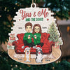 We Need A Cold Nose And A Warm Heart This Christmas - Couple Personalized Custom Ornament - Wood Custom Shaped - Christmas Gift For Husband Wife, Anniversary, Pet Owners, Pet Lovers