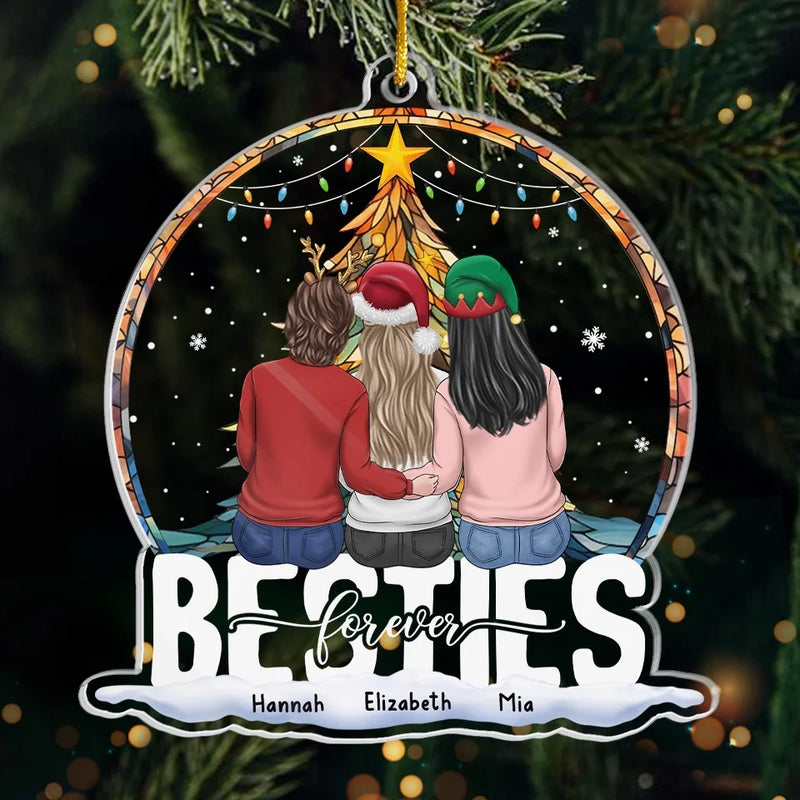 Custom Name Christmas Gifts for Sisters - Personalized Ornament