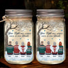 Wherever You Are, You Will Always Be In My Heart - Memorial Personalized Custom Mason Jar Light - Sympathy Gift, Christmas Gift For Family Members