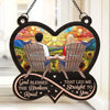 Together, We Create A Beautiful Journey - Couple Personalized Window Hanging Suncatcher Ornament - Christmas Gift For Husband Wife, Anniversary