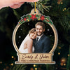 Custom Photo Our First Christmas Is A Dream Come True - Couple Personalized Custom Ornament - Acrylic Custom Shaped - Christmas Gift For Husband Wife, Anniversary, First Christmas