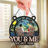 You Complete Me In Every Way - Couple Personalized Window Hanging Suncatcher Ornament - Christmas Gift For Husband Wife, Anniversary