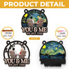 You Complete Me In Every Way - Couple Personalized Window Hanging Suncatcher Ornament - Christmas Gift For Husband Wife, Anniversary