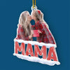 Custom Photo Mom And Daughter Make The Best Christmas Team - Family Personalized Custom Ornament - Acrylic Custom Shaped - Christmas Gift For Mom, Daughter