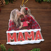 Custom Photo Mom And Daughter Make The Best Christmas Team - Family Personalized Custom Ornament - Acrylic Custom Shaped - Christmas Gift For Mom, Daughter