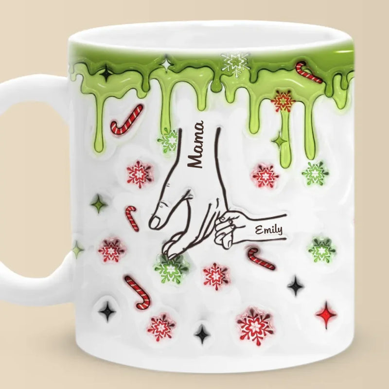 Custom Name Christmas Family Gifts - Personalized Mugs