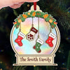 Family Is The Greatest Christmas Gift Of All - Family Personalized Custom Hologram Ornament - Christmas Gift For Family Members