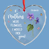 Grandmother Opens Up A New World Of Change - Family Personalized Custom Heart Glass Ornament - Christmas Gift For Mom, Daughter