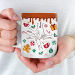Custom Name Christmas Family Gifts for Mom - Personalized Mugs