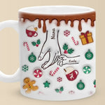 Custom Name Christmas Family Gifts for Mom - Personalized Mugs