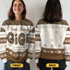 Sweater Weather Is Better Together - Family Personalized Custom Ugly Sweatshirt - Unisex Wool Jumper - Christmas Gift For Grandma