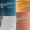 No Distance Can Weaken Our Bond - Bestie Personalized Custom Pottery Mug - Gift For Best Friends, BFF, Sisters