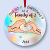 The Most Important Thing In The World Is Family And Love - Family Personalized Custom Hologram Ornament - Christmas Gift For Family Members