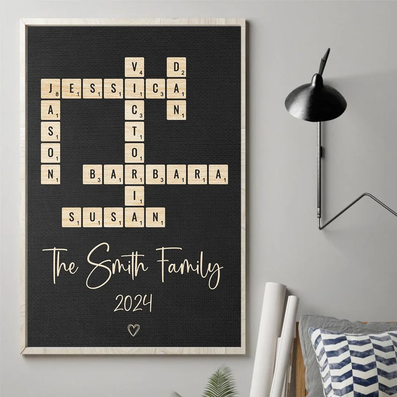 Together, We Celebrate The Magic Of The Season - Family Personalized Custom Vertical Poster - Gift For Family Members