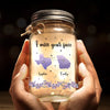 Distance Means Little When Someone Means So Much - Bestie Personalized Custom Mason Jar Light - Gift For Best Friends, BFF, Sisters