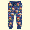 Custom Photo Furry Kisses And Christmas Wishes - Dog & Cat Personalized Custom Unisex Sweatpants - Christmas Gift For Pet Owners, Pet Lovers