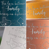 The Love Between Family Knows No Distance - Family Personalized Custom Pottery Mug - Gift For Family Members, Siblings, Brothers, Sisters