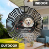Custom Photo When The Wind Blows, Know That I'm Near - Memorial Personalized Custom Wind Spinner - Sympathy Gift For Pet Owners, Pet Lovers