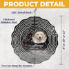Custom Photo When The Wind Blows, Know That I'm Near - Memorial Personalized Custom Wind Spinner - Sympathy Gift For Pet Owners, Pet Lovers