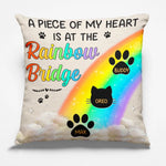 Custom Name Rainbow Bridge Pet Memorial Gifts - Personalized Pillow